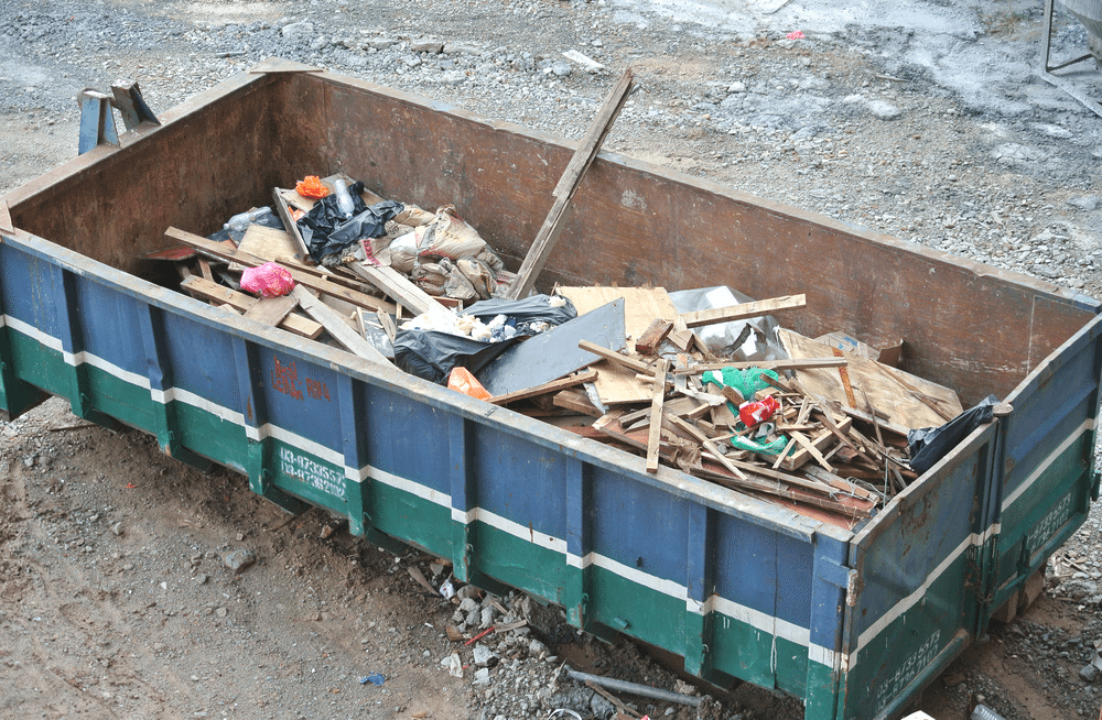 Construction dump debris near me to where Boyas Excavating